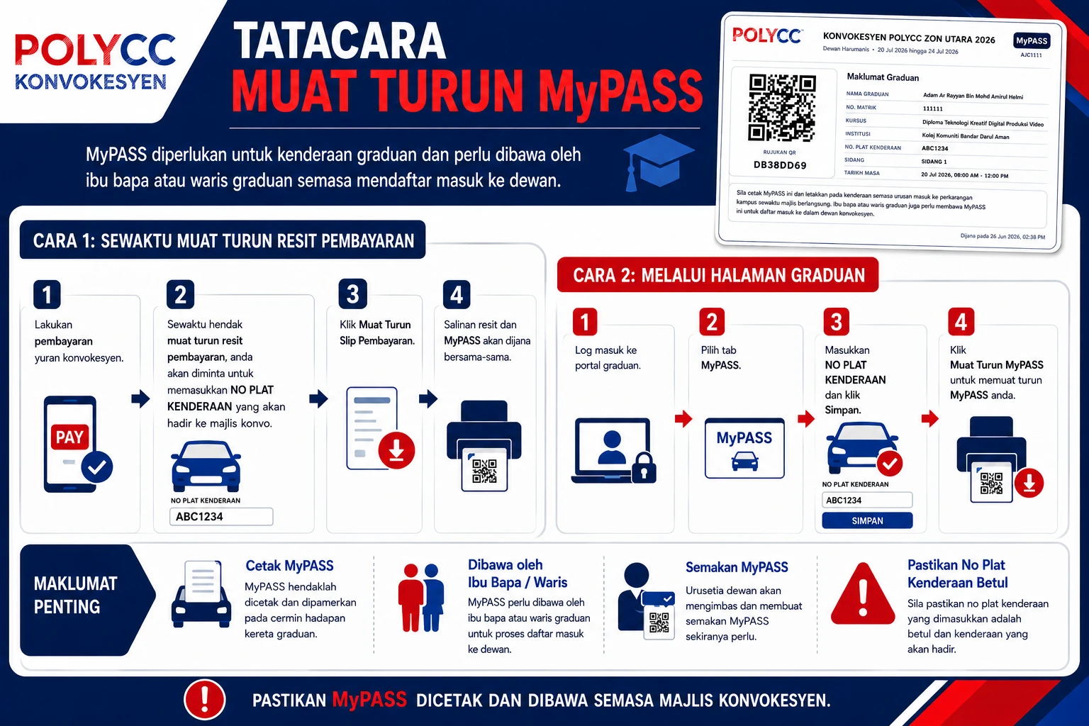Tatacara muat turun MyPASS